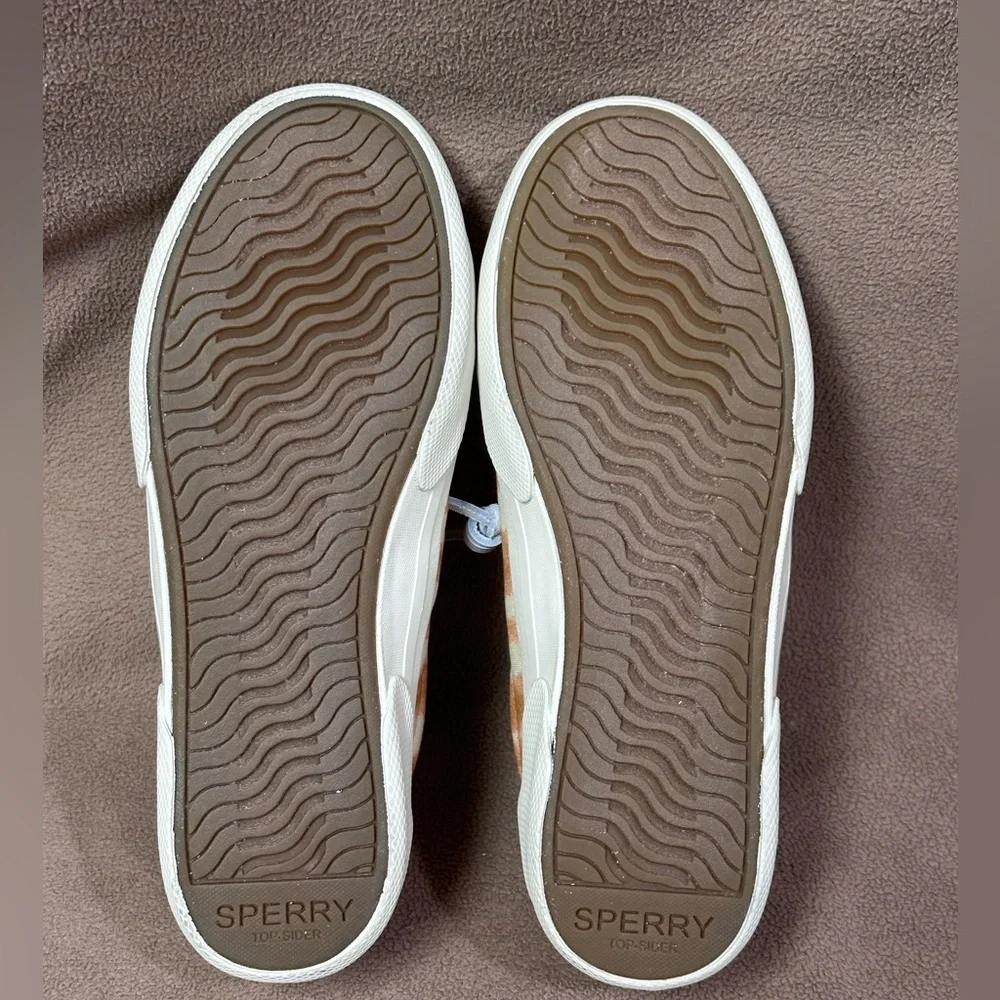 Sperry Women's Pier Wave Ltt‎ Sneaker Size 6- Peach - STS87260